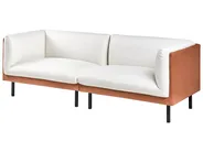 Set da salotto 5 posti VORGOD Tessuto Bianco sporco_996405