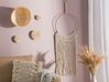 Cotton Macramé Wall Hanging Beige ALUVA_754763