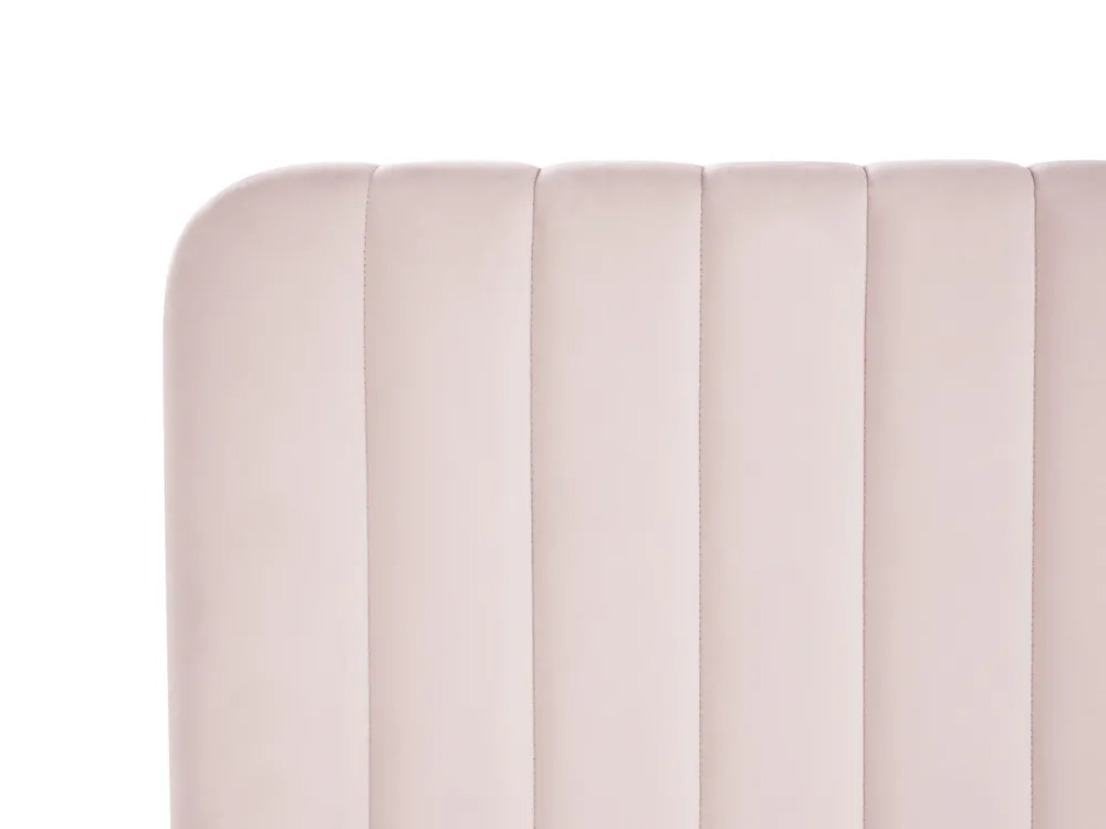 Ottoman Bed LUNAN Pastel Pink 120 x 200 cm (EU Small Double)_1051426