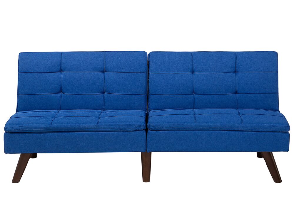 Schlafsofa 3-Sitzer RONNE Stoff Marineblau