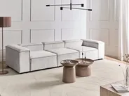 Modular Sofa 3 Seater ARDAL Corduroy Off-White_1007978