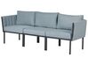 Loungeset 5-zits staal donkergrijs KIATO_934675