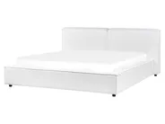 Bed Boucle LINARDS 160 x 200 cm (EU King Size) White_930531