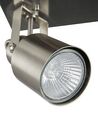 Kovová nástěnná lampa se 4 žárovkami stříbrná BONTE_828772