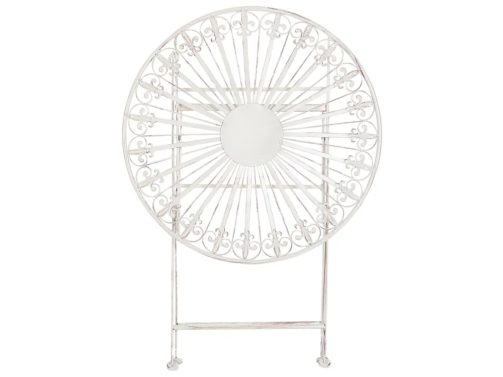 Tavolino Bistrot SCAFA 70 cm 70 cm Metallo Bianco_856088