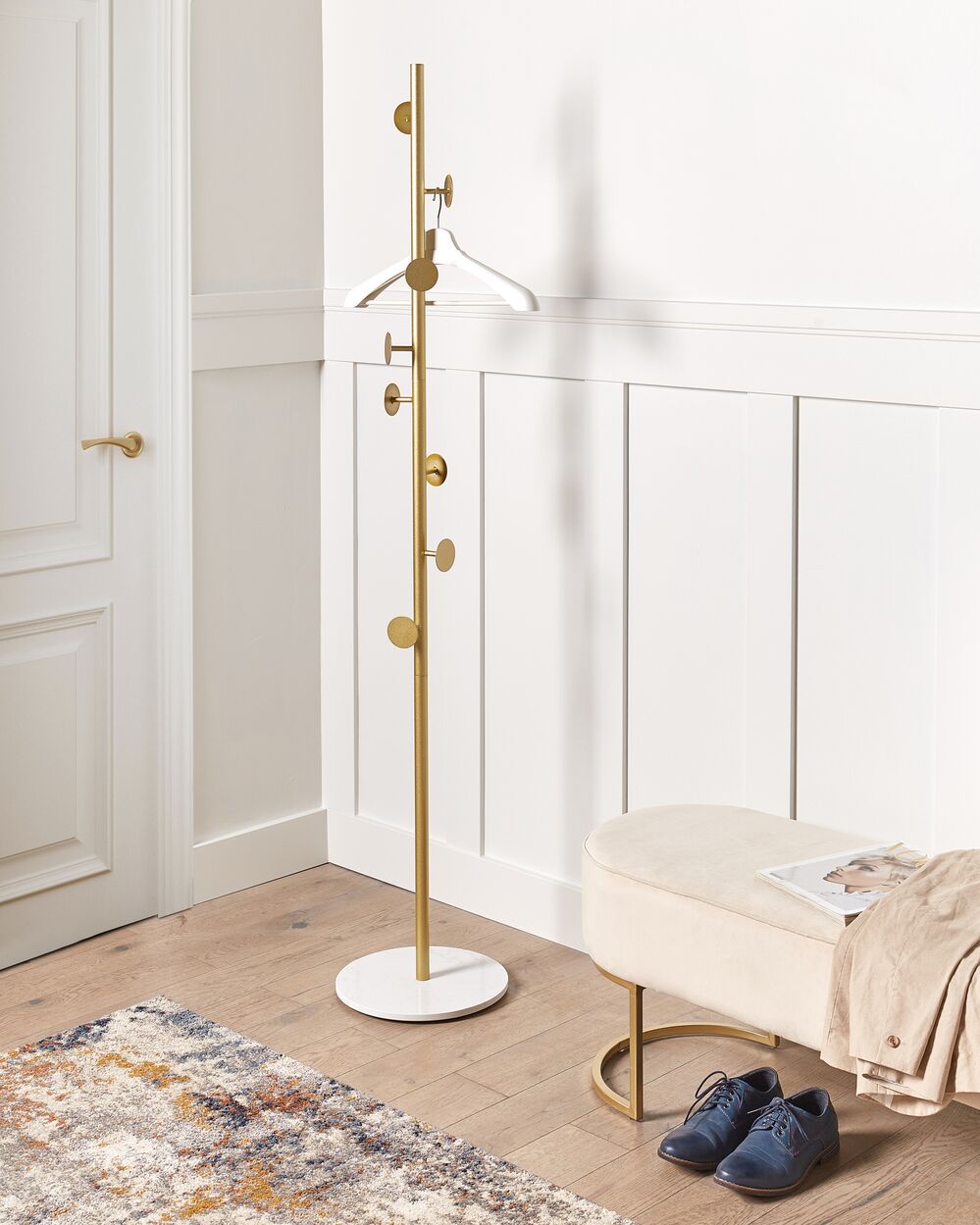 Coat stand gold shop