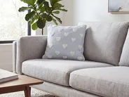 Cuscino decorativo GAZANIA Cotone 45 x 45 cm Grigio chiaro_893177