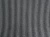 Manšestrová rohová pohovka s úložným prostorem tmavě šedá levá LUSPA_898719
