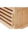 Bamboo Bathroom Shelving Unit Light Wood LEHI _927657