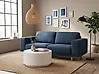 Sofa 3 Seater NIVALA Fabric Blue