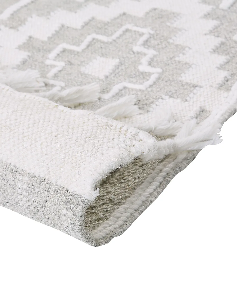 Outdoor Rug TABIAT Grey 80 x 150 cm_852859