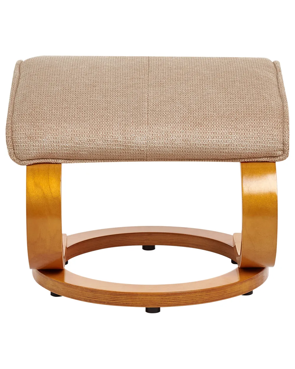 Massage Chair HERO with Footstool Fabric Beige_964756