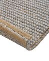 Wool Area Rug 140 x 200 cm Grey BANOO_845612