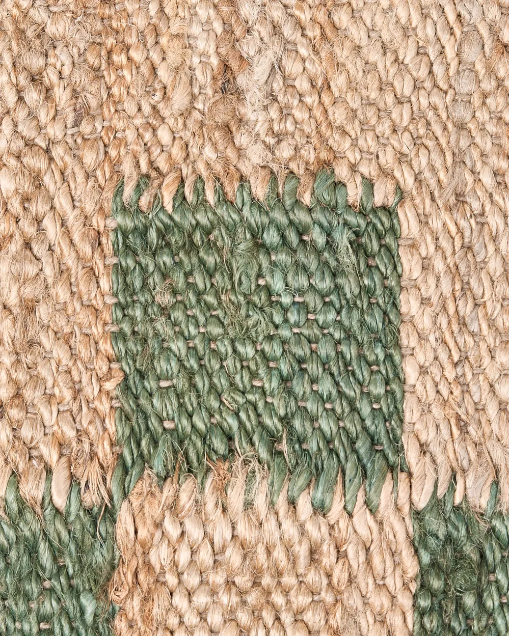 Rug BEED Beige/ Green 160 x 230 cm Jute_1040243