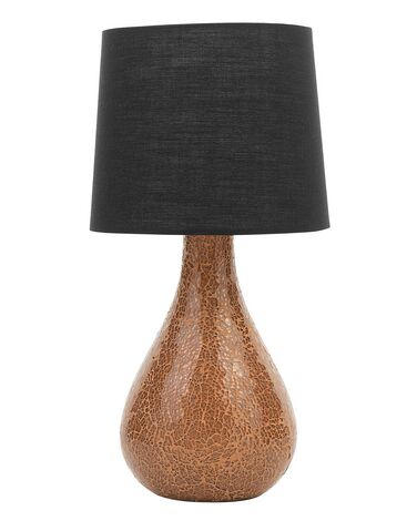 Table Lamp Black and Copper ABRAMS