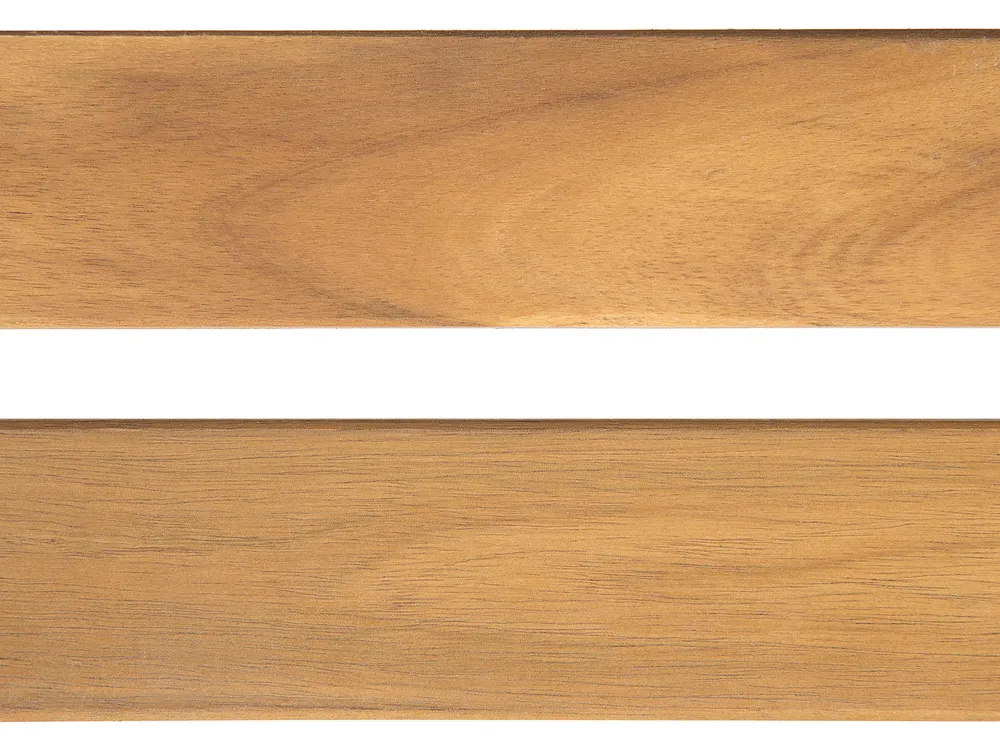 Ławka ogrodowa z poduchą VIVARA 120 cm Certyfikowane drewno akacjowe Granatowy_776038