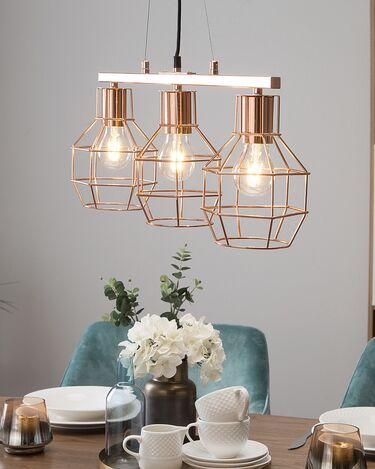 3 Light Pendant Lamp Copper ORNE