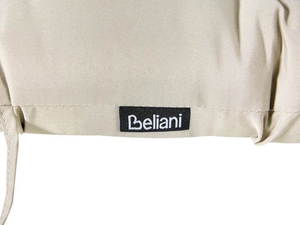 Sonnenliege mit Kissen CESANA PREMIUM mit Relaxfunktion Akazienholz Taupe_991028