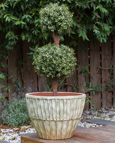 Terracotta Plant Pot ⌀ 50 cm Green NYSSA