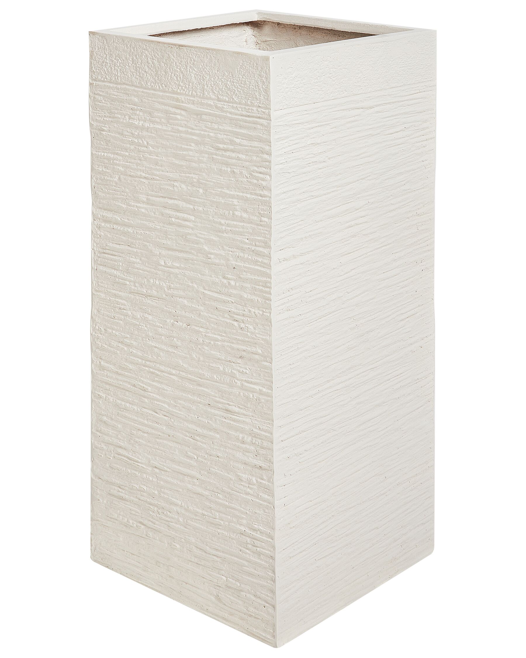 Vaso da fiori argilla beige chiaro 26 x 26 x 60 cm DION_700827