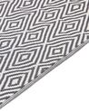 Outdoor Teppich grau 120 x 180 cm geometrisches Muster SIKAR_790854