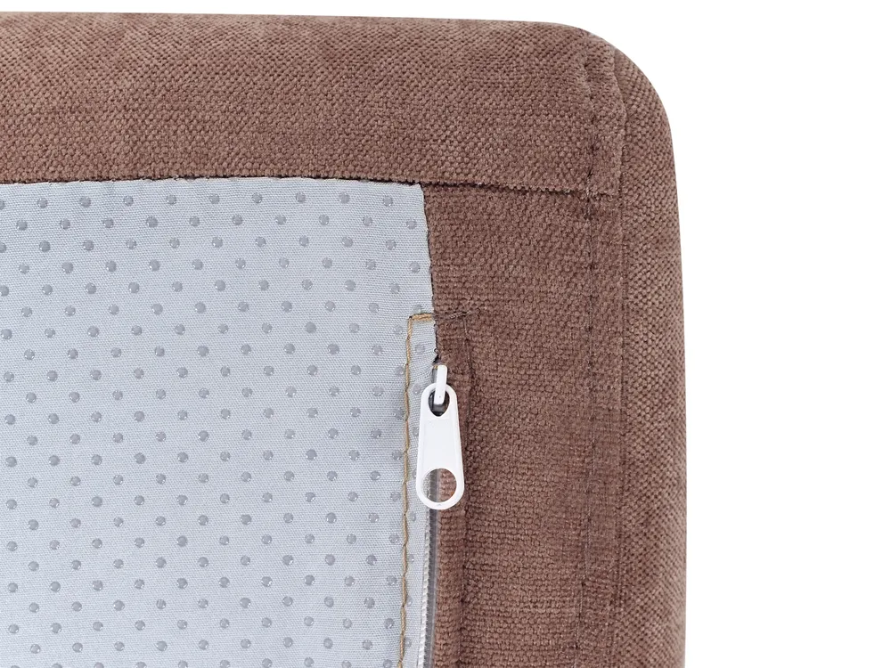 Single Sofa Bed OLDEN Chenille Brown_980905