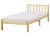 Wooden EU Single Size Bed Light FLORAC_918215
