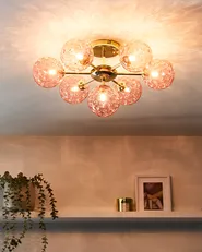 Ceiling Lamp ANADYR Glass Pink_943057