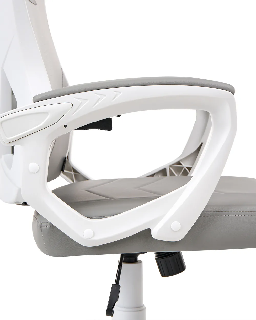 Office Chair IGNIS Faux Leather Light Grey_1073266