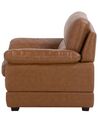 Leather Armchair Golden Brown HORTEN_720670