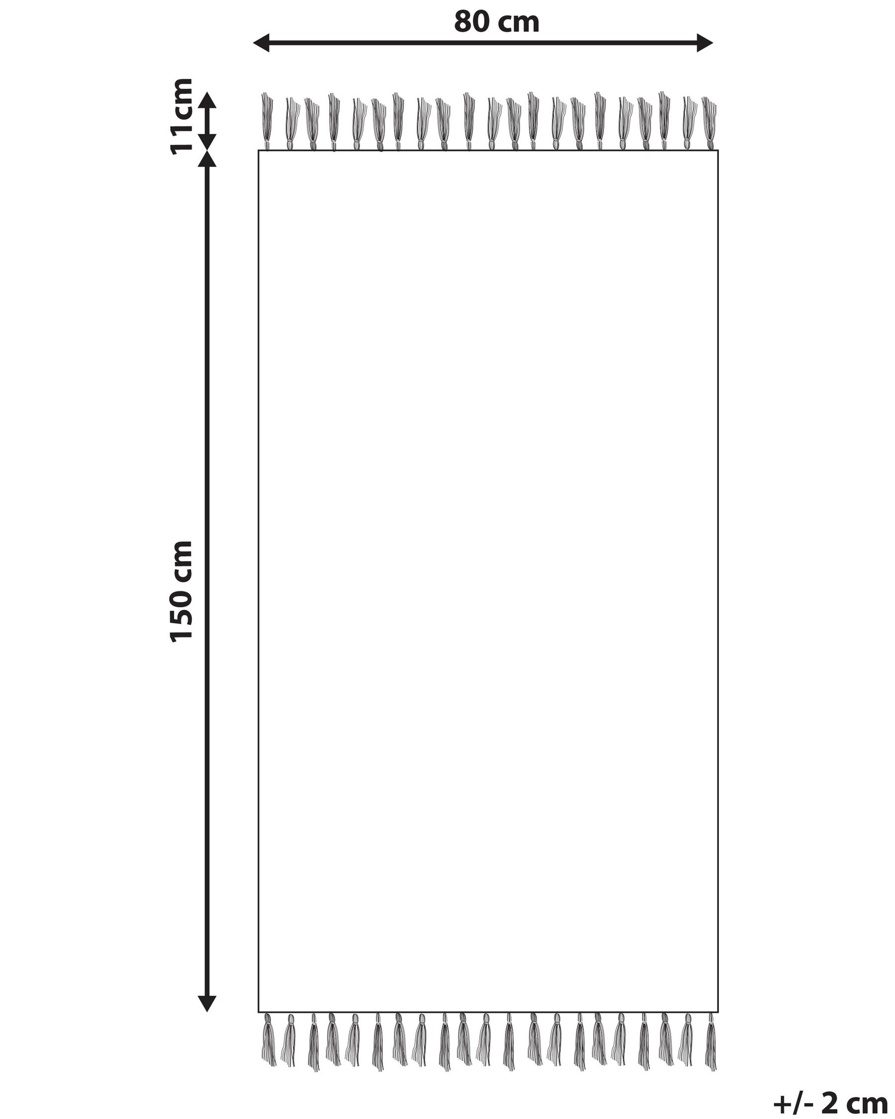 Jute Area Rug 80 x 150 cm Multicolour FENER_852678 Jute Area Rug 80 x 150 cm Multicolour FENER_852678