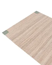 Tappeto AMRAVATI Beige/Verde 160 x 230 cm Iuta_1040097