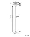 Freestanding Electric Patio Heater 1500 W Silver ASKJA _815994