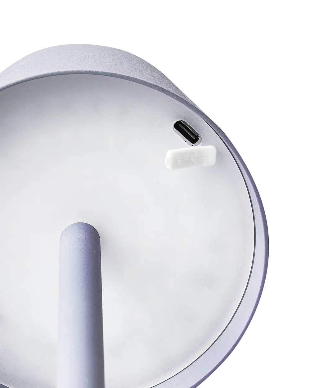 Wireless LED Table Lamp BACEIRO Metal Light Violet_1061030