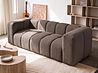 Sofa dla 3 osób ANTOLA Boucle Beżowoszary