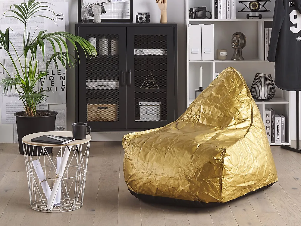 Bean Bag Cover DROP 63 cm 75 cm Gold_1169142