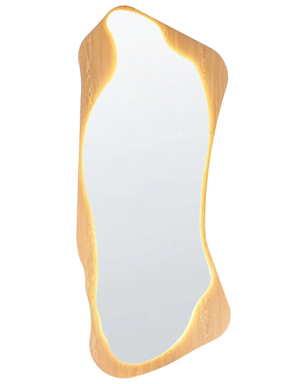 Lustro ścienne LAMBLORE 58 cm 171 cm Jasnobrązowy_1135792