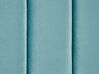 Divano 3 posti in tessuto vellutato azzurro ARVIKA_806151