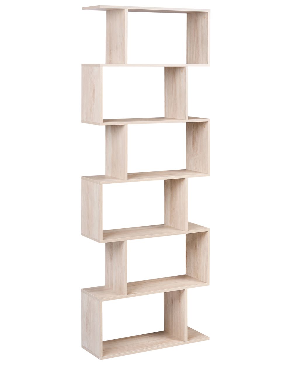 Bibliothèque 6 étagères VALDOSA 190 cm Marron clair