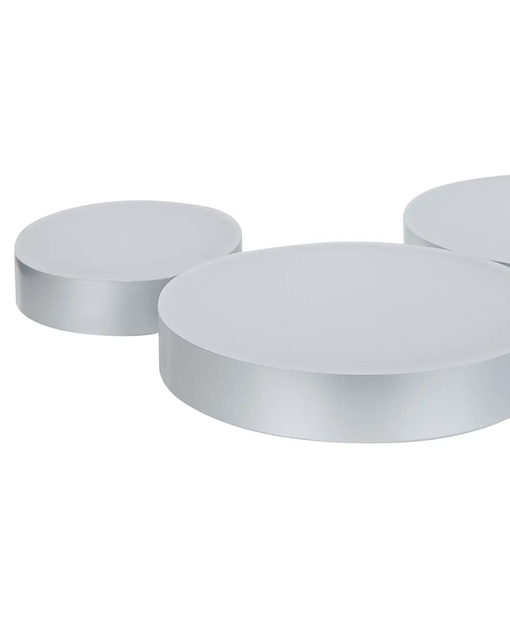 Lampadario a LED LUGA Metallo Argento_847474