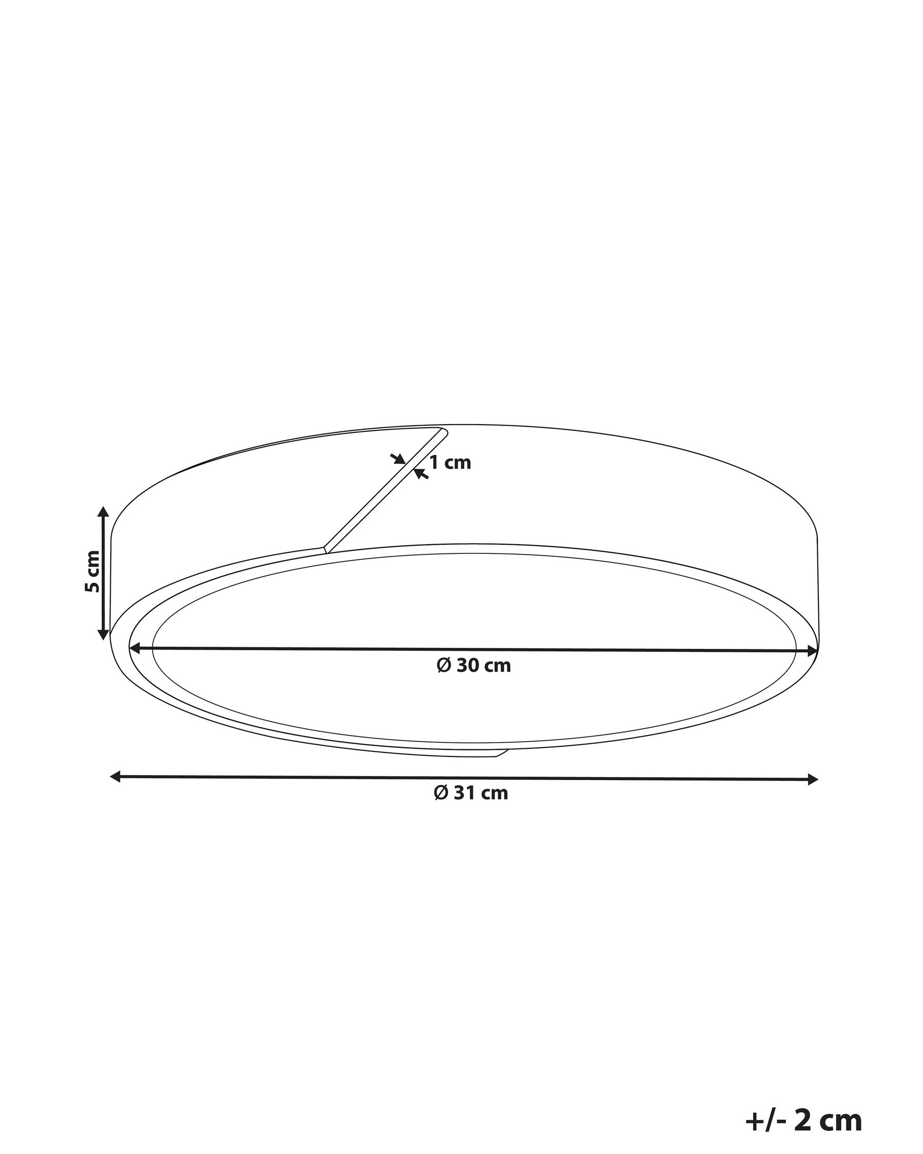 LED Ceiling Lamp PATTANI Metal Grey_824754