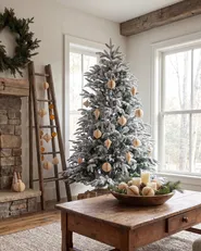 Set di 20 decorazioni per l'albero di Natale JOLSTRA Carta Beige_1084890