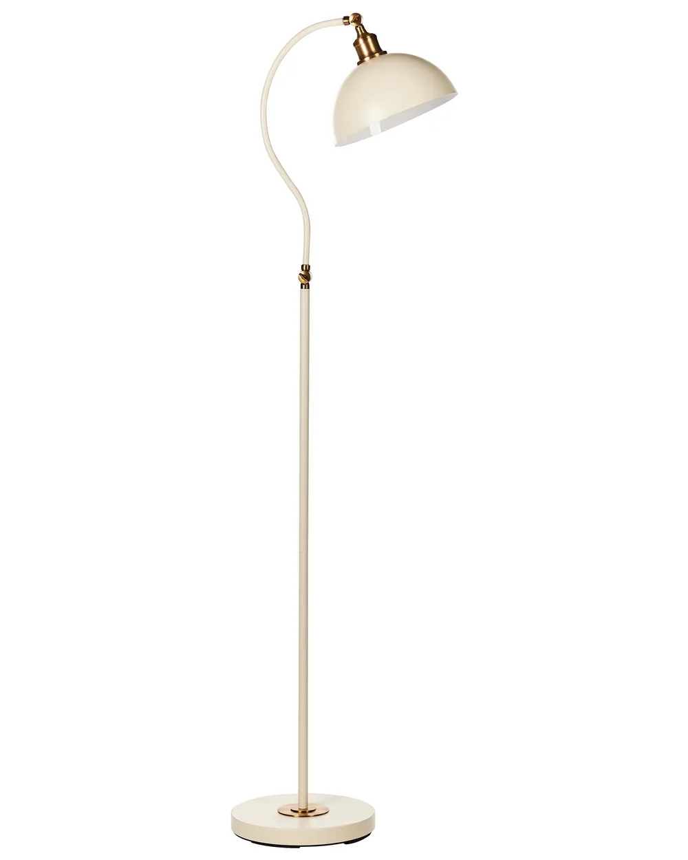 MAXEZE Lampe Sur Pied Lampadaire Réglable En Tissu Lin, Abat-Jour Sur Pied En Métal, Grand Lampadaire Pour Salon Et Chambre À Coucher Lampadaire