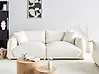 Sofa 3 Seater LUVOS Boucle Off-White