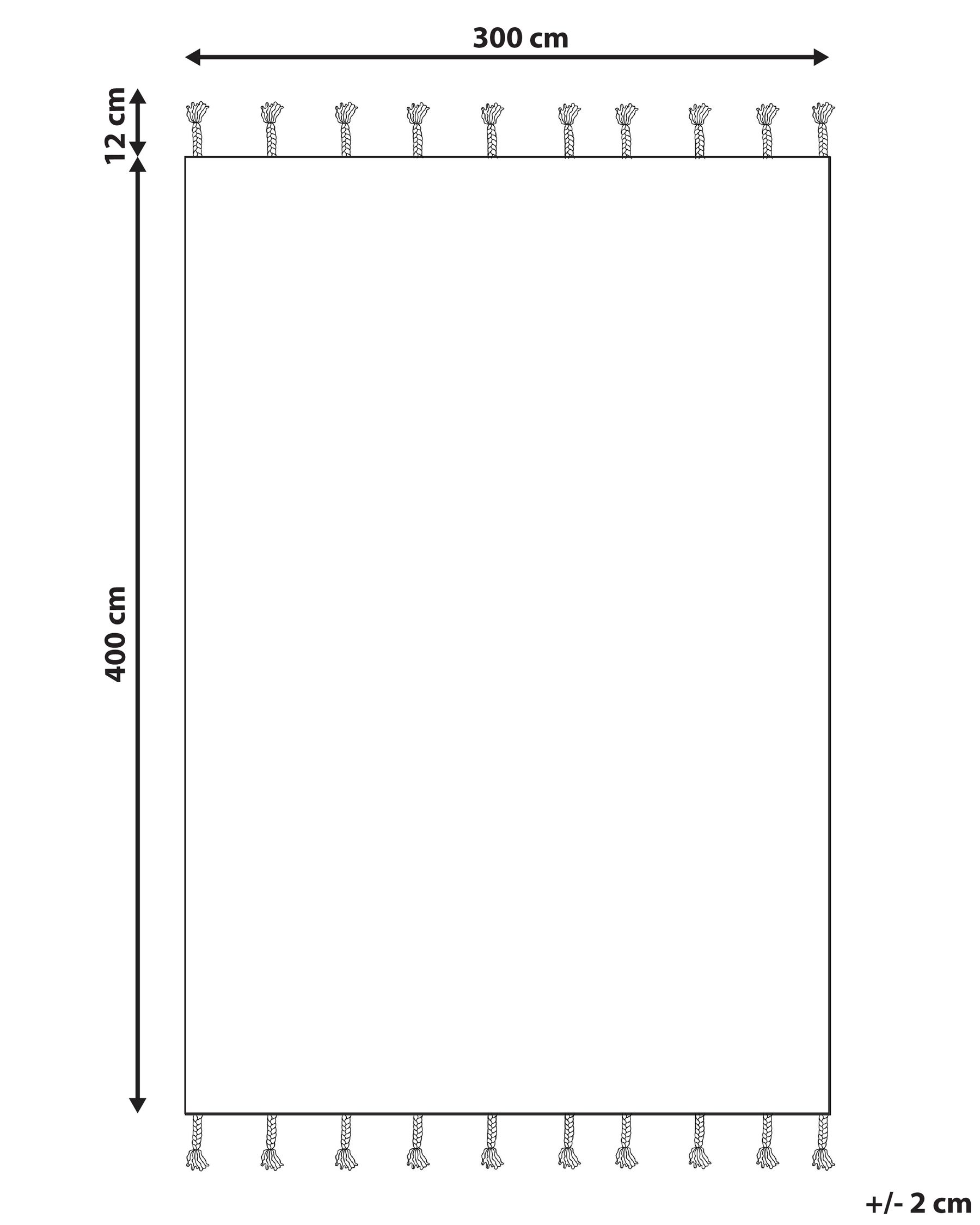 Cotton Area Rug 300 x 400 cm Multicolour ZEYNAK_866851 Cotton Area Rug 300 x 400 cm Multicolour ZEYNAK_866851