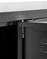 Storage Unit CARDIFF Metal Black_830277