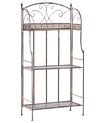 Regał VILLADOSE 60 cm 117 cm Metal Czarny