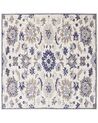 Vlněný koberec 200 x 200 cm béžový/modrý KUMRU_848446