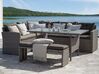 Lounge Set Rattan grau VITERBO_704663