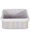 Set of 5 Bamboo Baskets Grey TALPE_849970